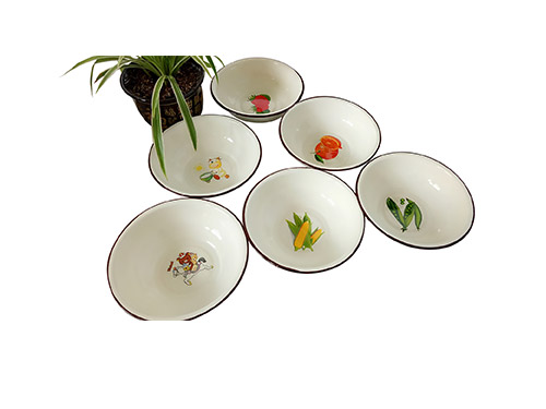Enamel thickening basin